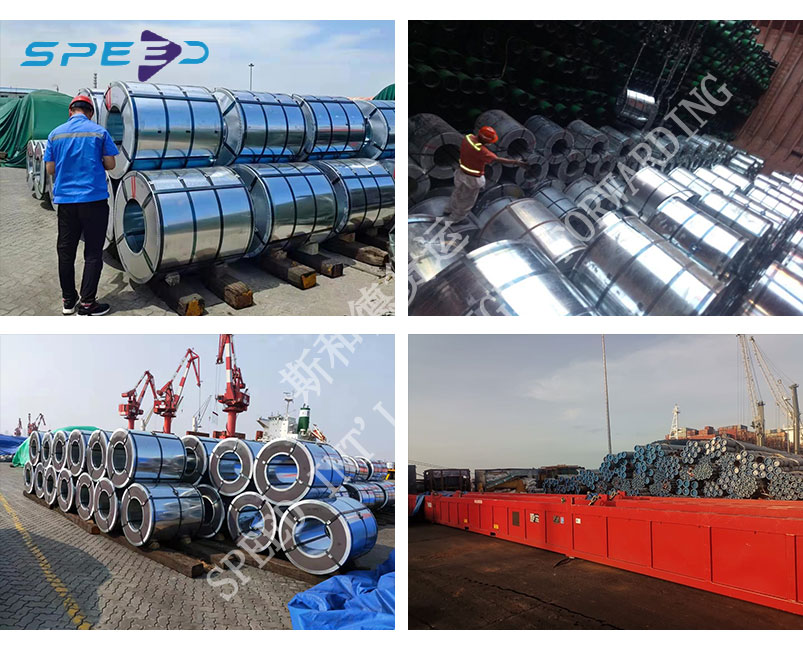 Break Bulk: Bobinas y tubos de acero pesado