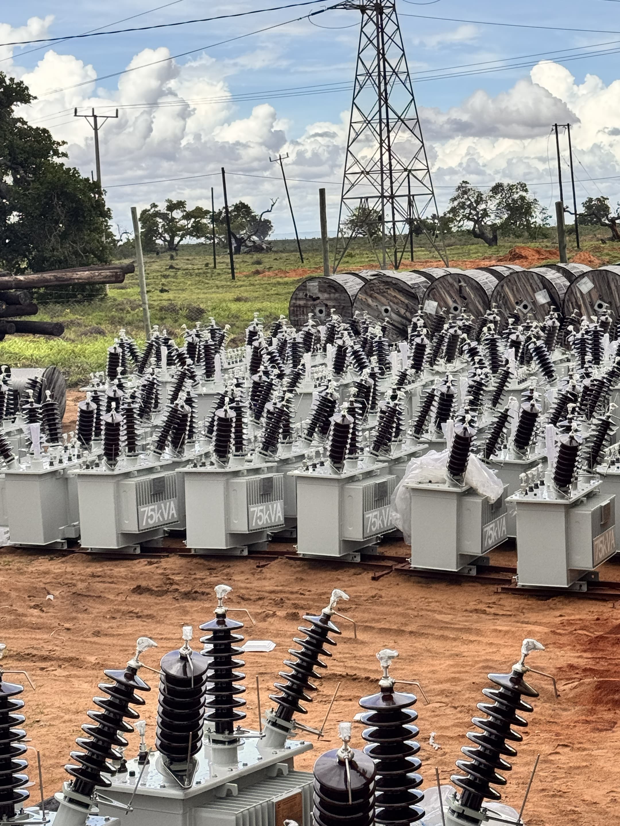 Transformers on site